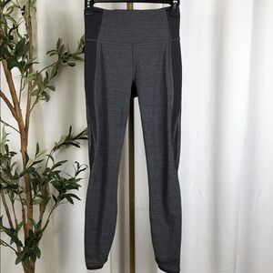 lululemon athletica Charcoal Grey High-Waist Leggings Sz 4 (A2)